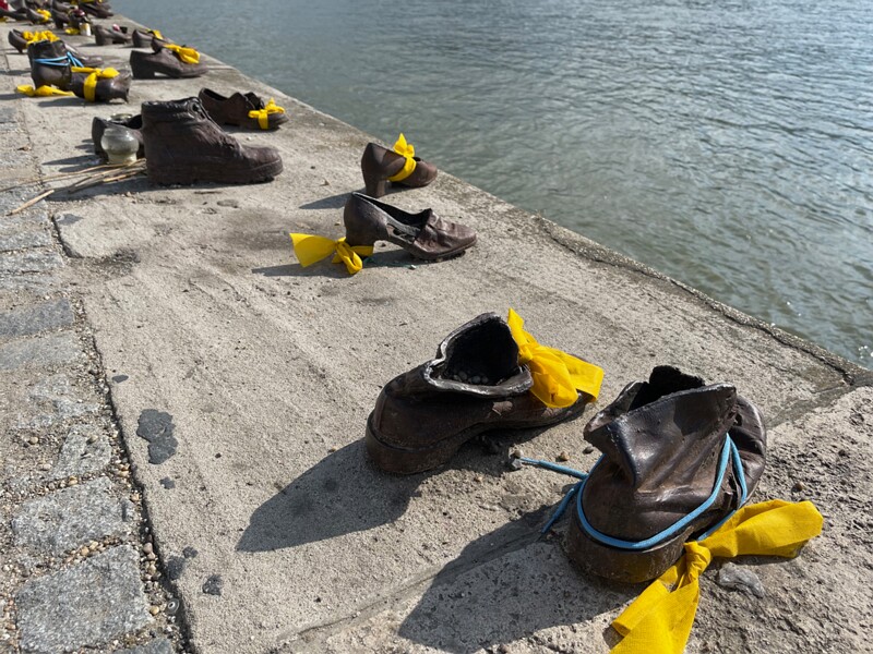 Shoes on the Danube Bank